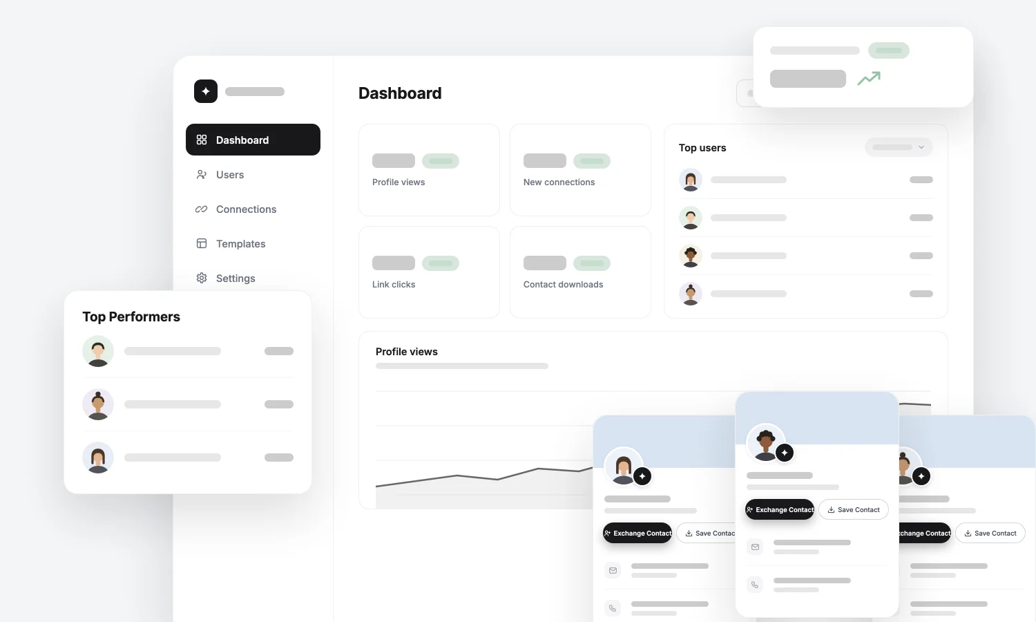 Team dashboard
